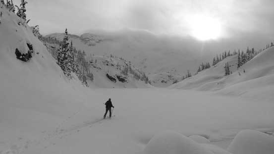 Ready to cross Long Lake