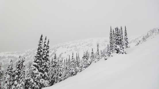 White Lupine Ridge as seen from the first boulder field