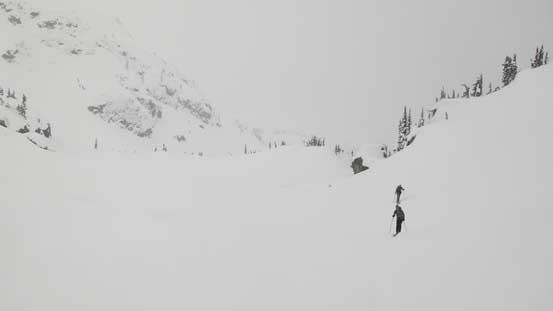 Alan and Alex skirting around Arrowhead Lake