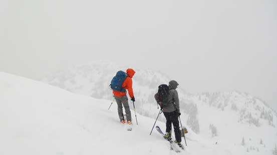 On the shoulder of White Lupine. Whisky Peak behind