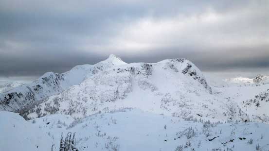Cloudraker Mountain with Shields Peak in front