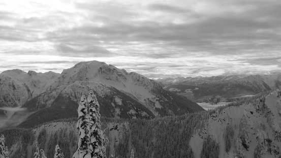 Snow Pillow Peak to the south