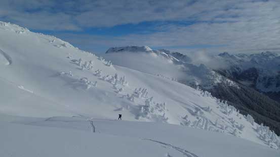 Gaining height and the view opening up!! 