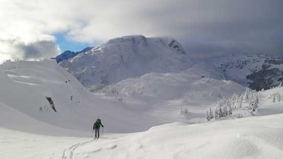 Lots of undulating terrain no matter where you go, but we did find a more efficient way