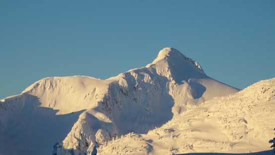 Morning view of Cloudraker Mountain