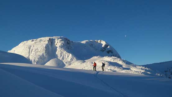 Alan and Alex with Shields Peak behind