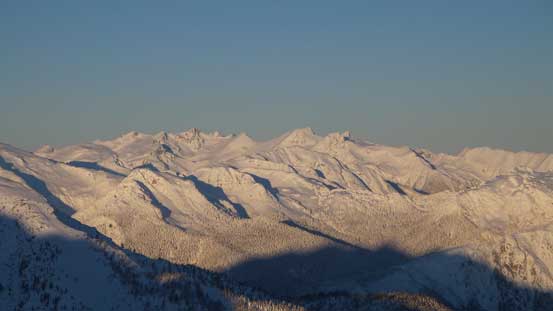 Looking towards Hibachi Ridge and Mt. Currie area