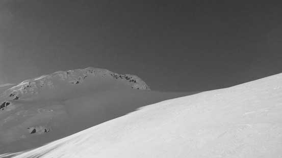 Ascending the glacier