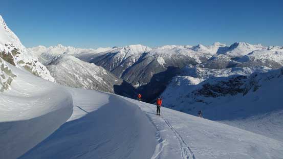 Ascending beside this wind scoop