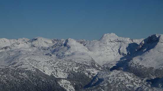 Meditation Mountain right of center