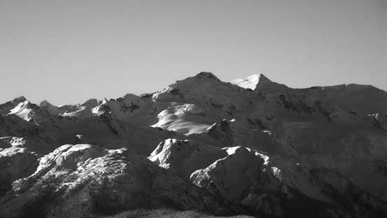 Nivalis Mountain and Mt. Sir Richard - part of McBride Range Traverse