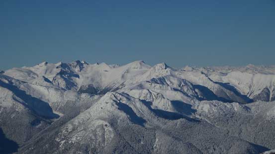 Looking towards Hibachi Ridge and Mt. Currie