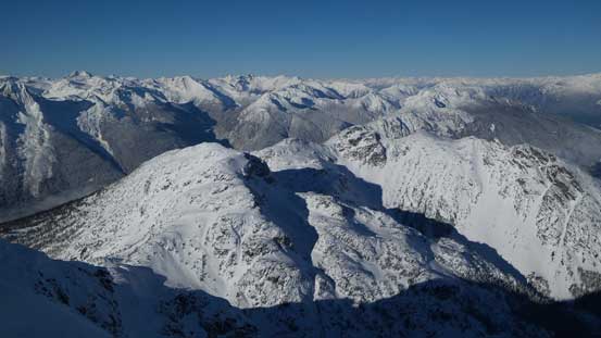 Salamander Mountain and Tao Peak in the foreground
