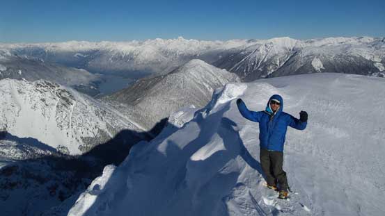 Me on the summit of Cloudraker Mountain