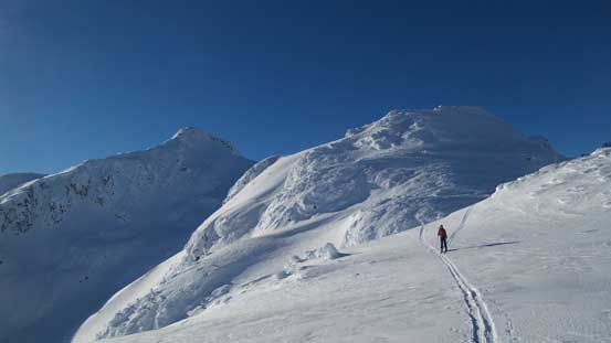 More about the descent from Hanging Mist Peak