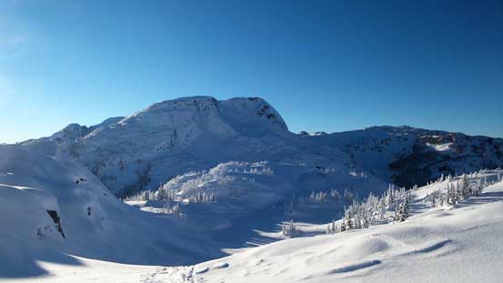 Looking back towards Shields Peak