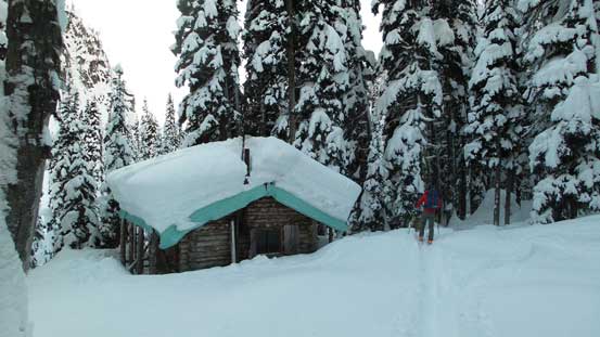 Back to Lizzie Creek Cabin