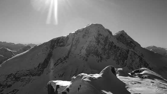 Long Peak - our first peak bagged in this trip