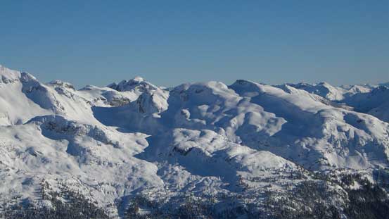 Peaks that I'm not too familiar with south of the Stein Divide