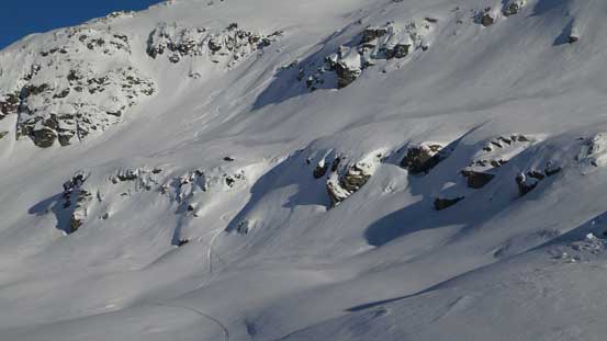 A review shot of what we just ski'd