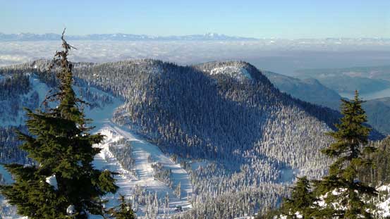 Black Mountain is the official name of that peak with ski hills on