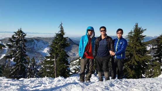 Our family shot on the summit