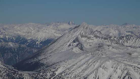 Mt. Truax rises behind the ramp of Mt. Marriott
