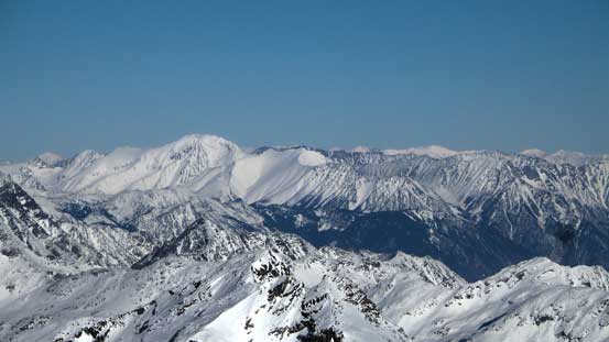 The massive Whitecap Mountain