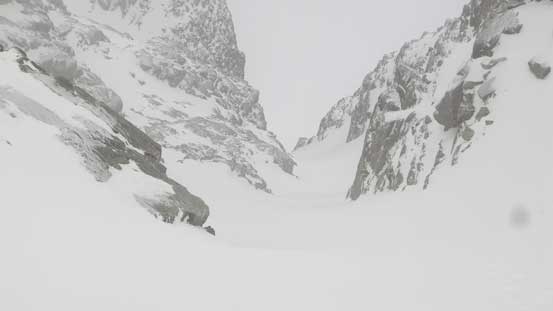 Entering the mist higher up...