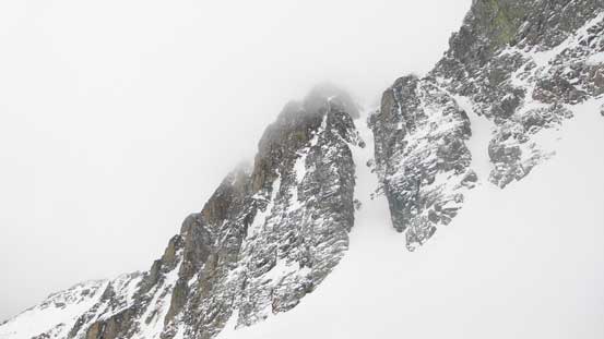 A review shot of Aussie Couloir