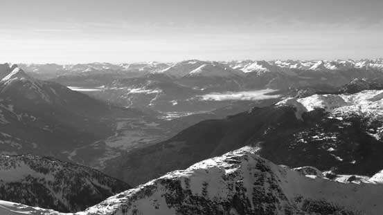 And, looking into Pemberton Valley showing this peak must be visible from Pemberton