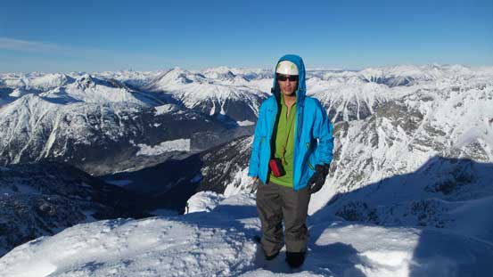 Me on the summit of Slalok Mountain