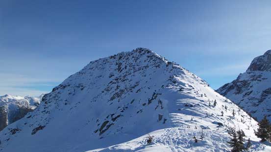 The final rise to the summit