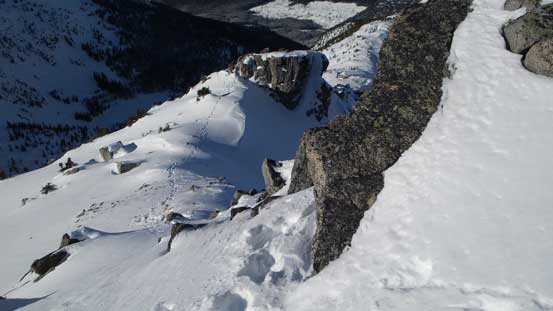 Following our own boot tracks