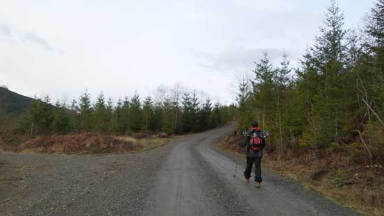 A very typical view of this road hike