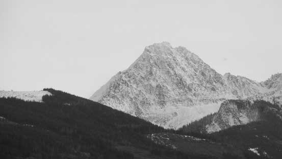 A zoomed-in view of North Twin - bagged last year in October