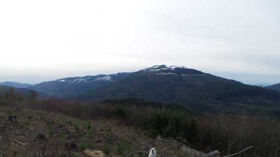 Lyman Hill dominates the view looking south. 