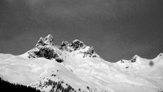 Mt. Fee looms impressively