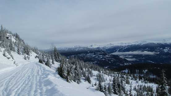 Continuing up the forestry road beyond that cabin
