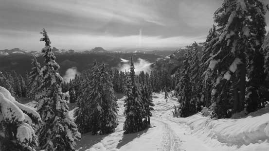 Looking back. It was HOT under the sun...