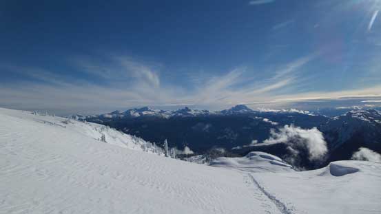 Looking back towards where we came from