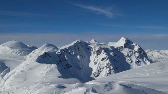 The multiple summits of Brandywine Mountain