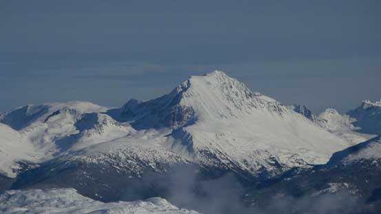 And, a closer look at Wedge Mountain