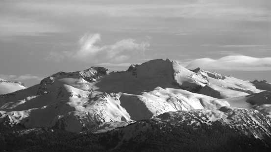 The triple summits of Castle Towers
