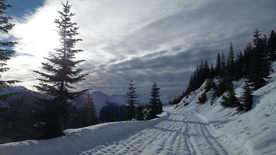 And the clouds were moving in again..