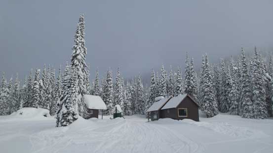 The snowmobiler's cabin