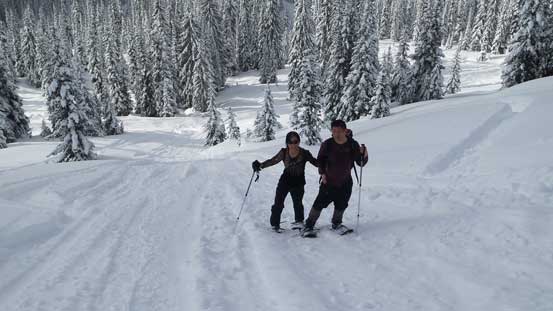 Pretty fun ascending this slope