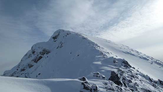 I'd follow the ridge up