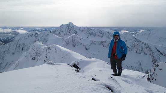 Me on the summit of Frosty Mountain