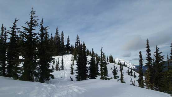 And, the typical view along the ridge